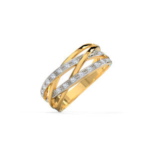 Amir Gold and Diamonds Yellow Gold Ring
